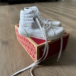 Vans White High-Top Sneakers